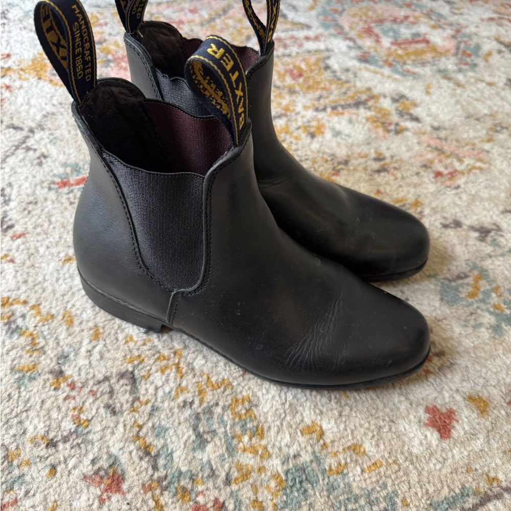 Baxter Classic Black Ankle Boots